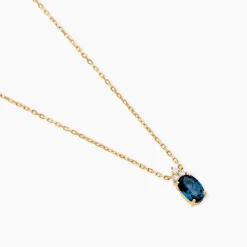 Marc Orian Colliers|Colliers Avec Pierres > Collier Or Jaune Maurin Topaze Et Oxydes De Zirconium