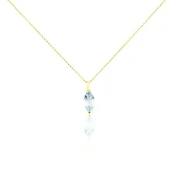 Collier Or Jaune Raquel Topaze