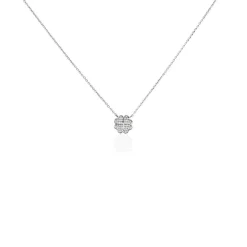 Collier Ottilie Argent Blanc Oxyde De Zirconium