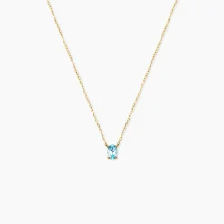 Marc Orian Colliers|Colliers Avec Pierres > Collier Ovale Or Jaune Topaze