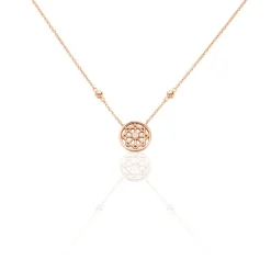 Collier Peinda Argent Rose Oxyde De Zirconium