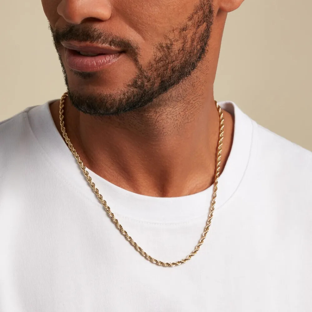 PHEBUS HIM Colliers Fantaisie|Colliers > Collier Acier Doré