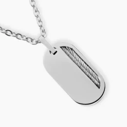 PHEBUS HIM Colliers Fantaisie|Colliers > Collier Classique Acier Blanc