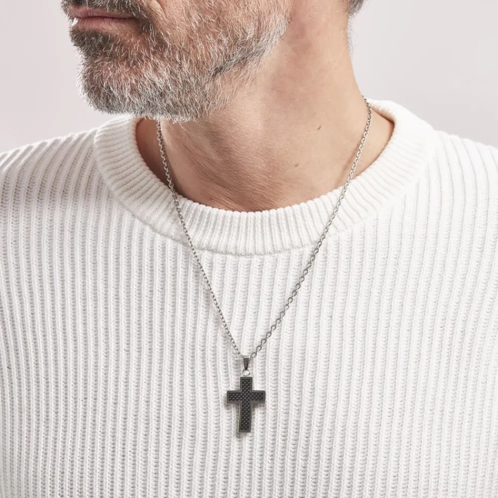 PHEBUS HIM Colliers Fantaisie|Colliers > Collier Fippe Acier Blanc