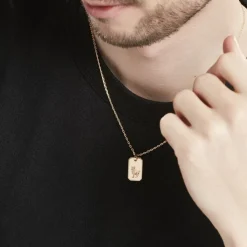 Collier Plaqué Or Quintien