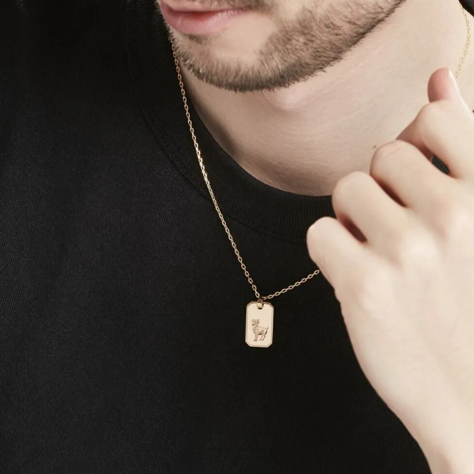 Collier Plaqué Or Quintien
