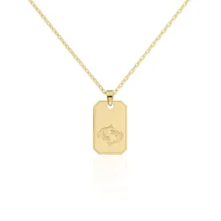 Collier Plaqué Or Quintien