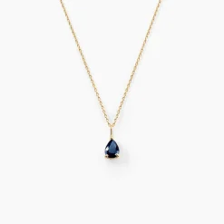 Collier Pluie D'Eclat Or Jaune Saphir