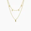 Collier Poem Argent Jaune Péridot