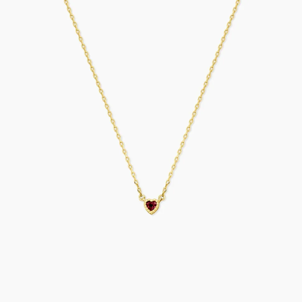Collier Poem Argent Jaune Tourmaline
