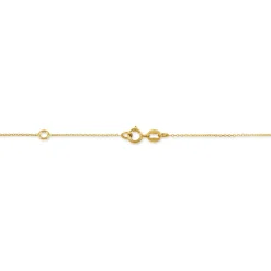Collier Ponama Or Jaune Oxyde De Zirconium