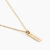 Collier Promesse Plaqué Or Jaune
