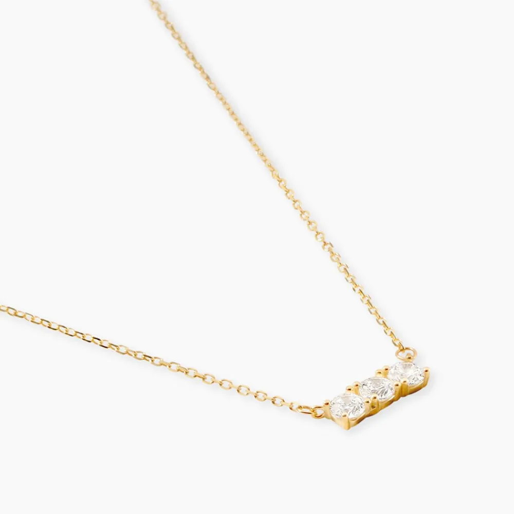 Marc Orian Colliers|Colliers Avec Pierres > Collier Pryderi Or Jaune Oxyde De Zirconium