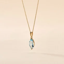 Collier Raquel Or Jaune Topaze