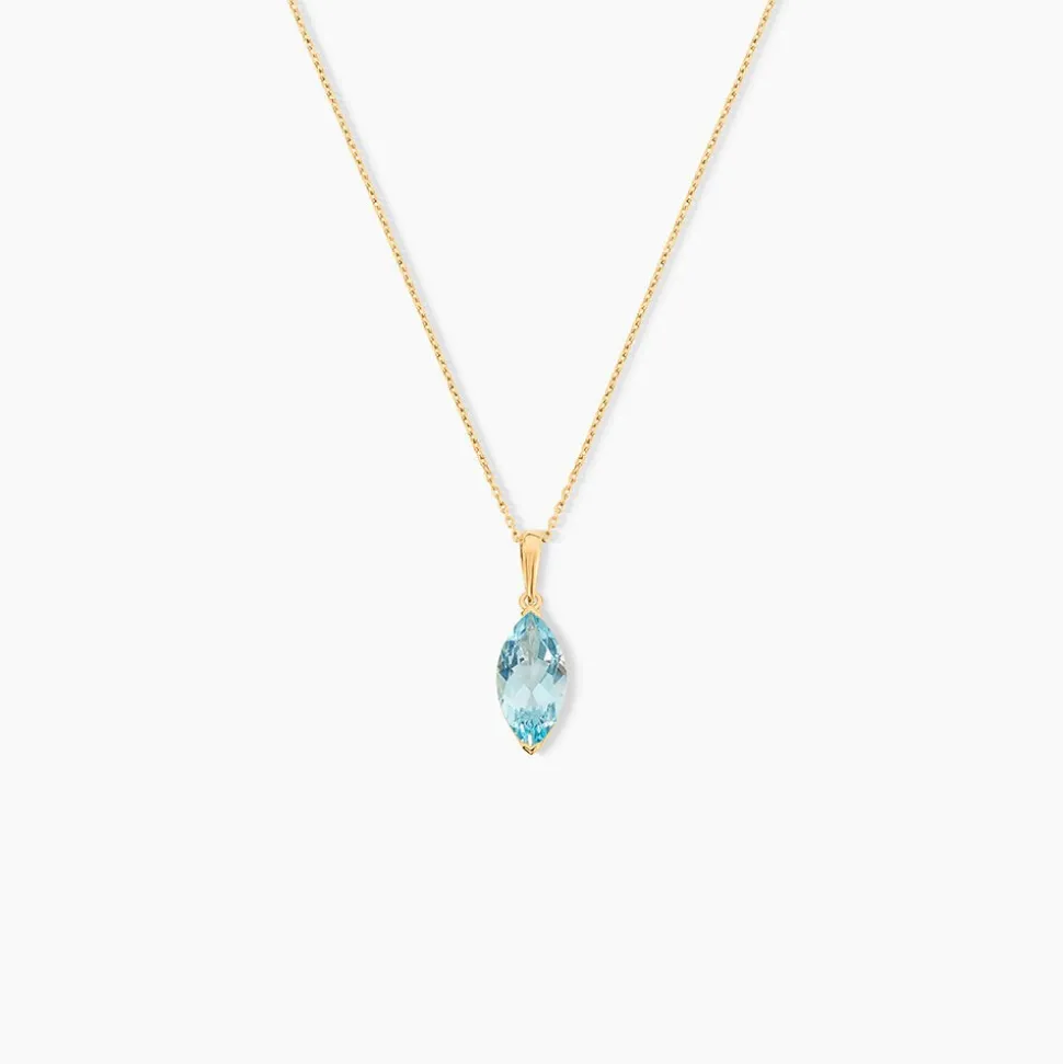 Collier Raquel Or Jaune Topaze