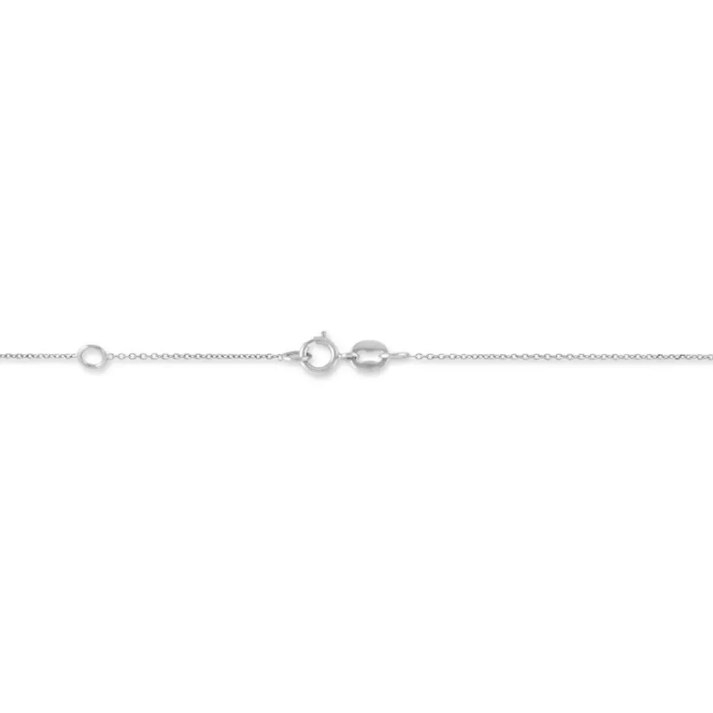 Marc Orian Colliers|Colliers Avec Pierres > Collier Rebeca Or Blanc Perle De Culture De Tahiti Et Oxyde