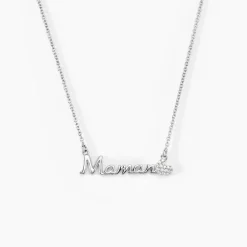 Marc Orian Colliers Fantaisie|Colliers Cœur > Collier Rera Argent Blanc Oxyde De Zirconium