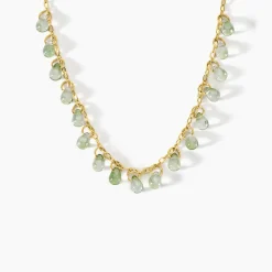Marc Orian Colliers Fantaisie|Colliers > Collier Ria Acier Jaune Pierre De Synthese