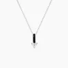 Collier Robinson Argent Oxydes De Zirconium
