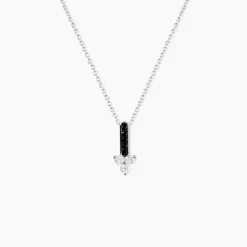 Collier Robinson Argent Oxydes De Zirconium