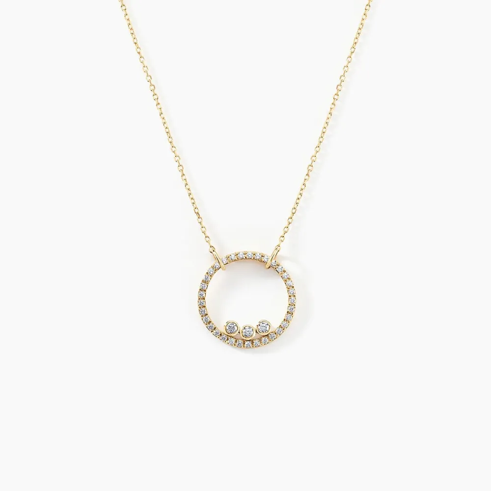 Marc Orian Colliers|Colliers Avec Pierres > Collier Rodica Or Jaune Oxyde De Zirconium