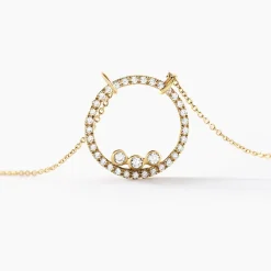 Marc Orian Colliers|Colliers Avec Pierres > Collier Rodica Or Jaune Oxyde De Zirconium