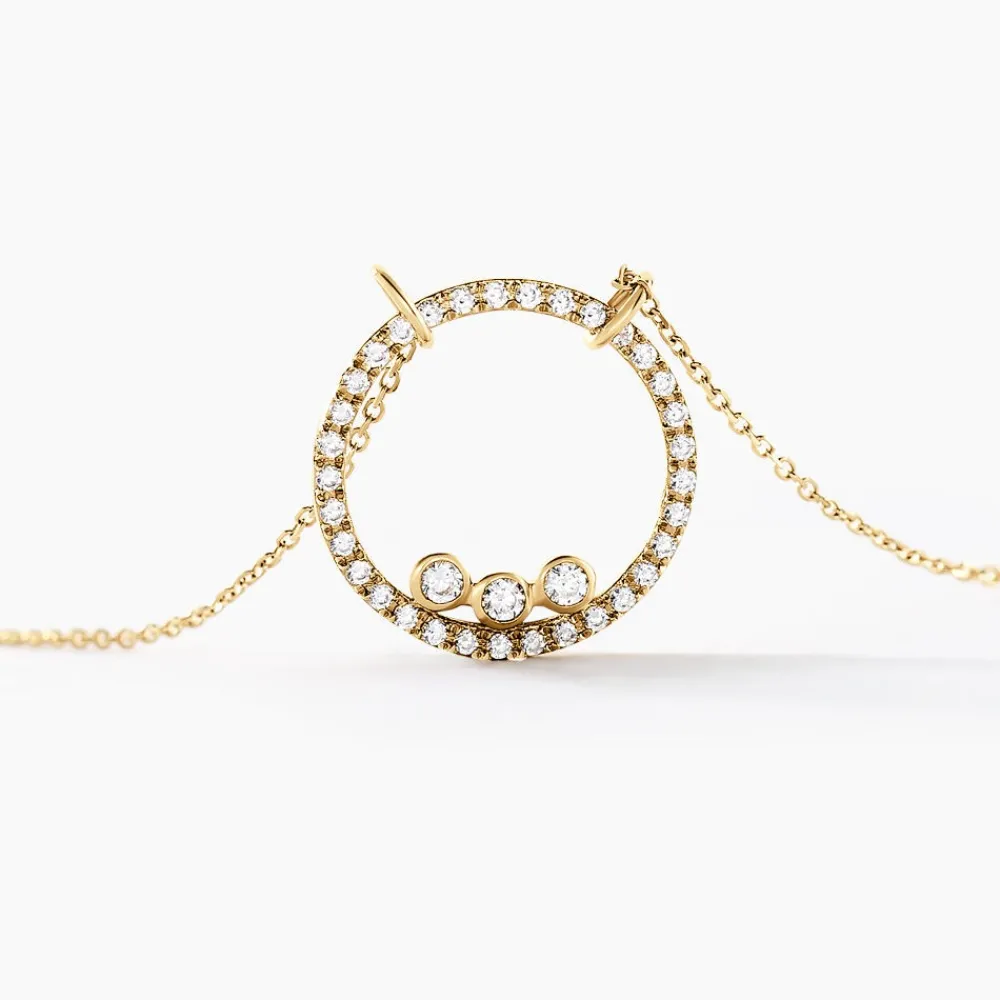 Marc Orian Colliers|Colliers Avec Pierres > Collier Rodica Or Jaune Oxyde De Zirconium