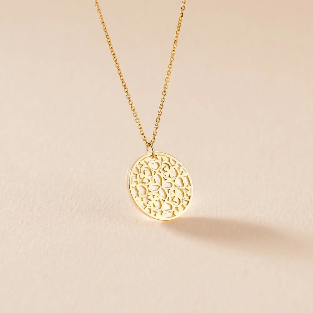 Marc Orian Colliers|Colliers Avec Pierres > Collier Rosalya Or Jaune Nacre