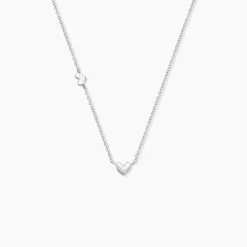 Marc Orian Colliers Fantaisie|Colliers > Collier Rosamee Argent Blanc