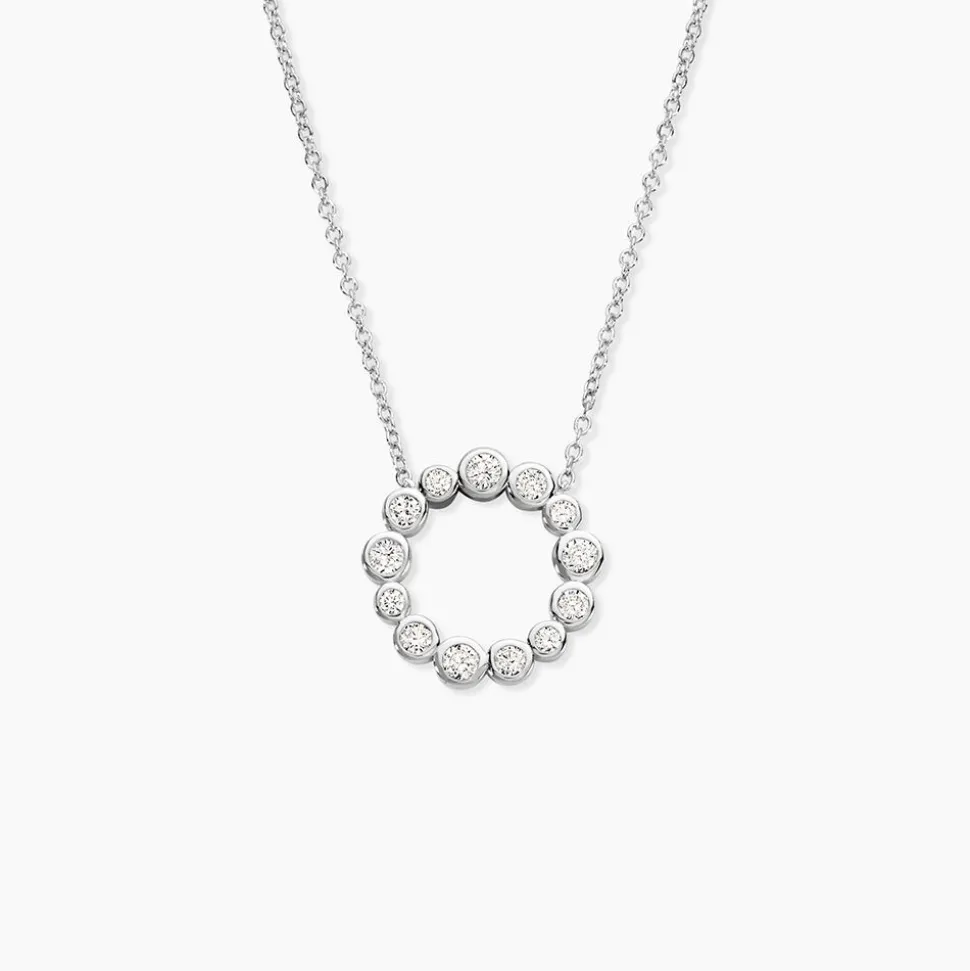 Collier Ryo Argent Blanc Oxyde De Zirconium