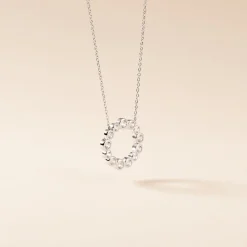 Collier Ryo Argent Blanc Oxyde De Zirconium