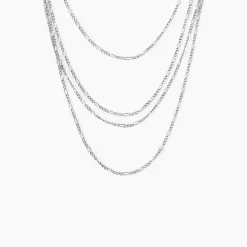 Marc Orian Colliers|Colliers Argent > Collier Santoline Argent Blanc