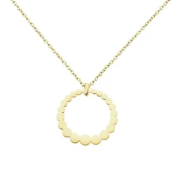 Collier Sautoir Acier Doré Naomi