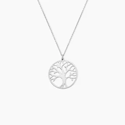 Marc Orian Colliers Fantaisie|Colliers Arbre De Vie > Collier Sautoir Philana Argent Blanc