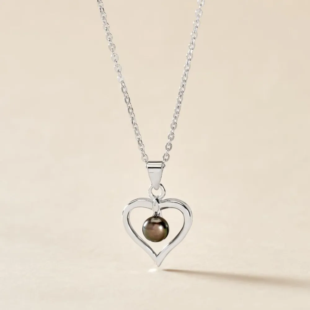 Marc Orian Colliers Fantaisie|Colliers > Collier Saynaae Argent Blanc Perle De Culture argent blanc perle gris