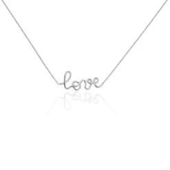 Collier Scheima Argent Blanc