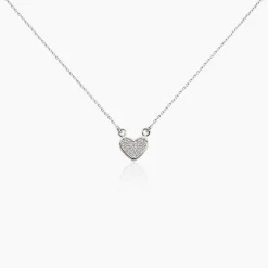 Collier Seya Argent Blanc Oxyde De Zirconium