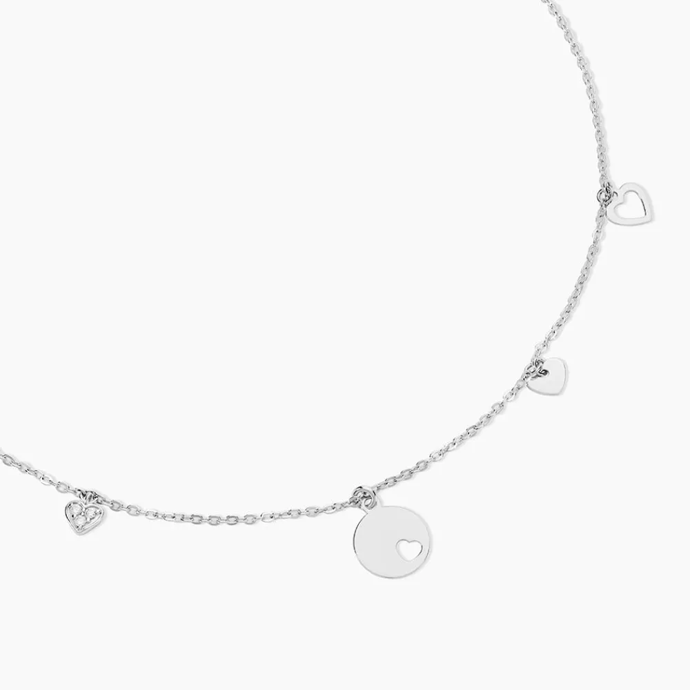 Marc Orian Colliers Fantaisie|Colliers > Collier Seyma Argent Blanc Oxyde De Zirconium