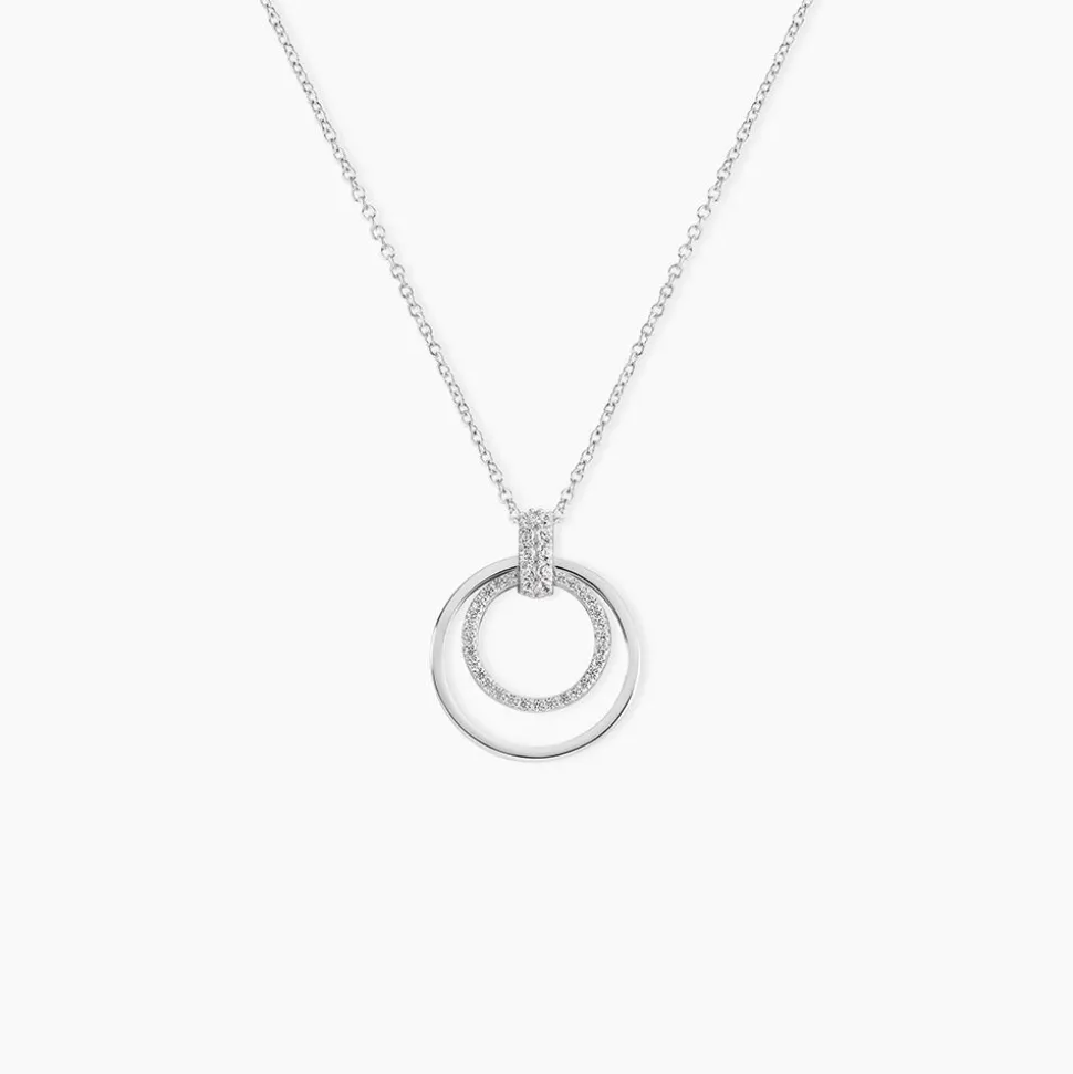 Collier Silvana Argent Blanc Oxyde De Zirconium