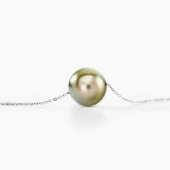 Collier Sissy Or Blanc Perle De Culture De Tahiti
