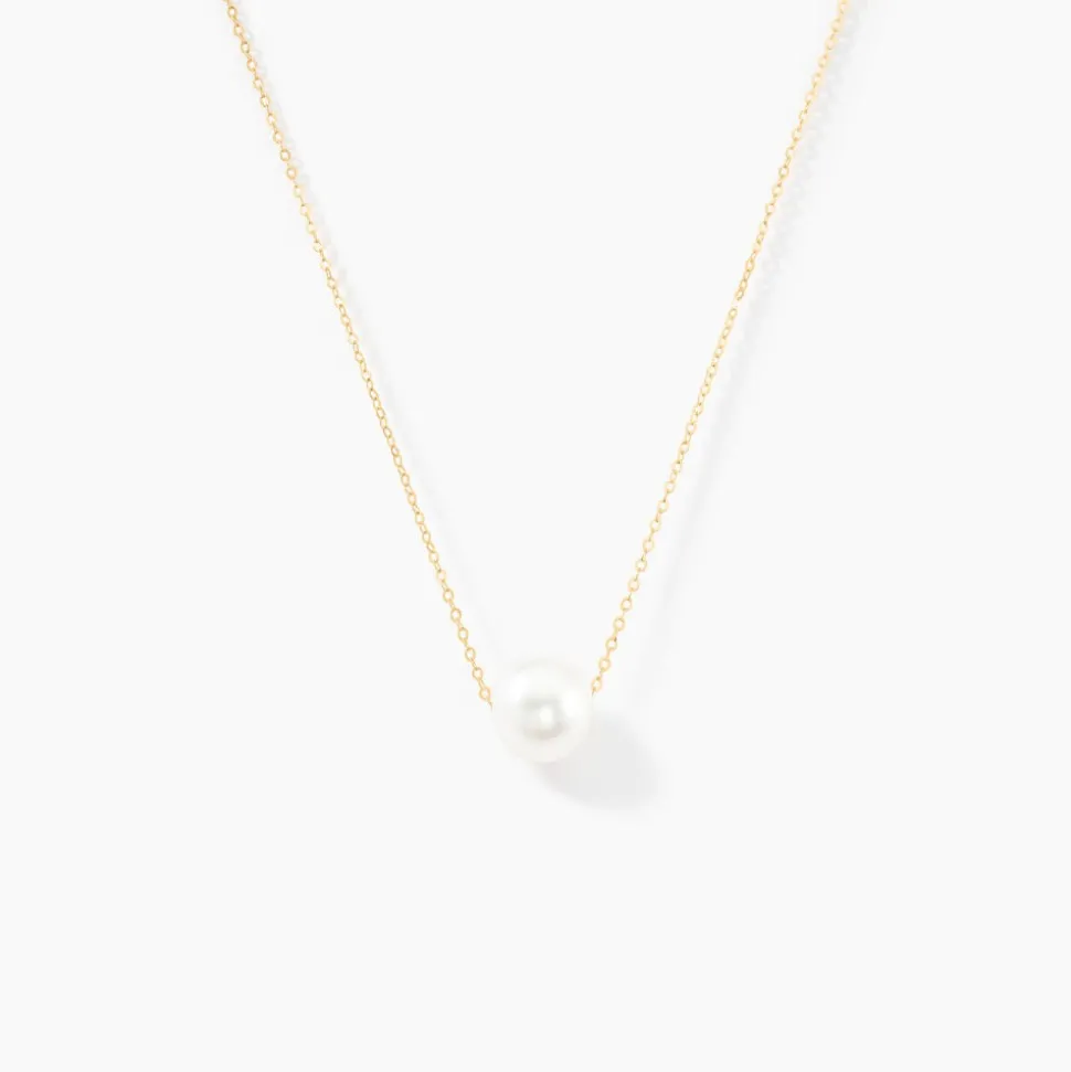 Collier Sissy Or Jaune Perle De Culture