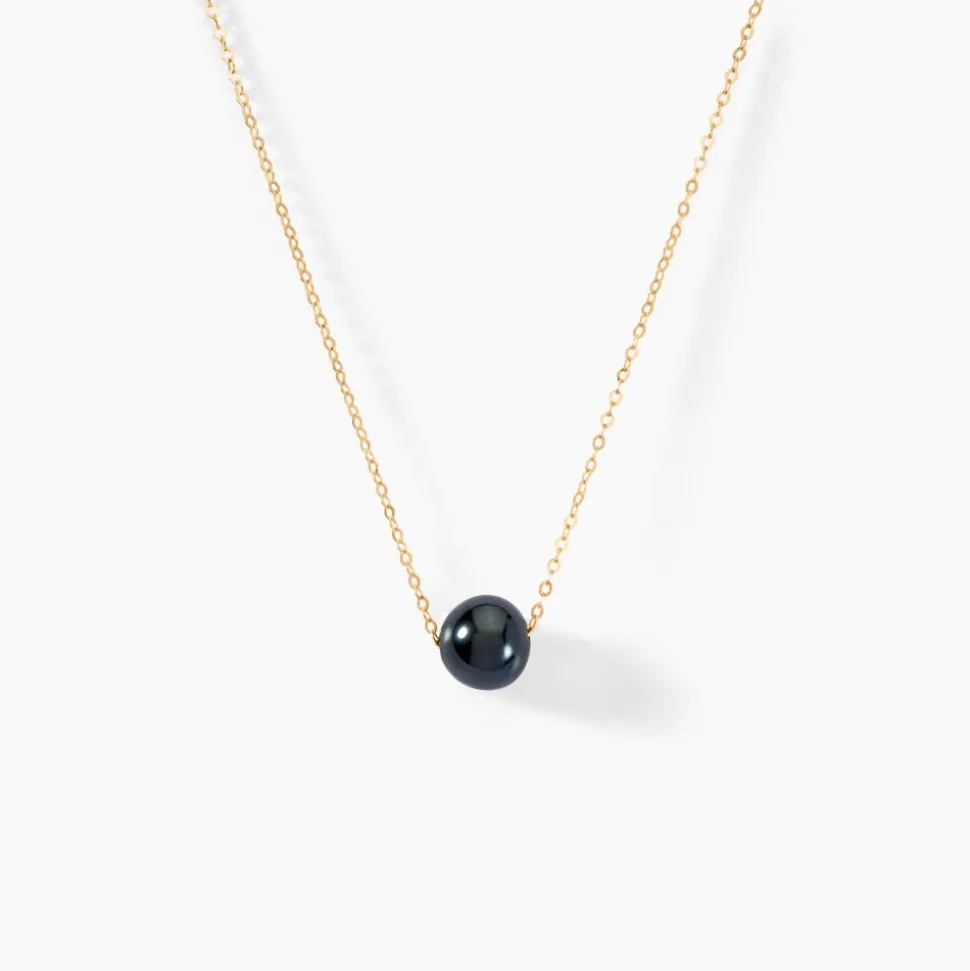 Collier Sissy Or Jaune Perle De Culture