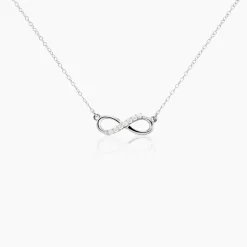 Marc Orian Colliers Fantaisie|Colliers > Collier Sohila Argent Blanc Oxyde De Zirconium