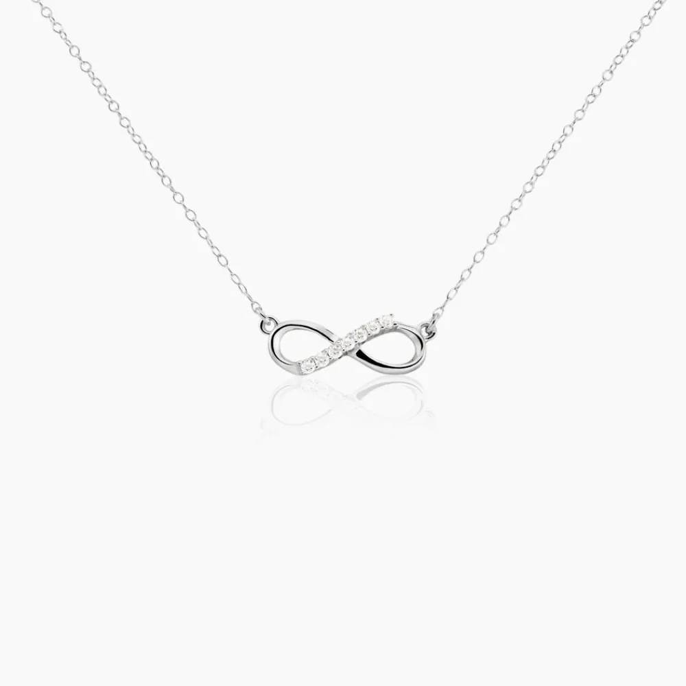 Marc Orian Colliers Fantaisie|Colliers > Collier Sohila Argent Blanc Oxyde De Zirconium