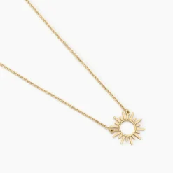 Marc Orian Colliers|Colliers Femme > Collier Soleil Eternel Or Jaune
