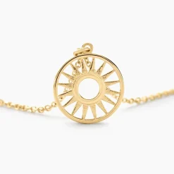 Marc Orian Colliers|Colliers Femme > Collier Soleil Eternel Or Jaune