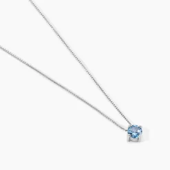 Marc Orian Colliers Fantaisie|Colliers > Collier Solitaire Argent Blanc Rio Santa Teresa Oxyde De Zirconium argent blanc oxyde