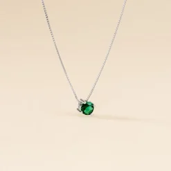 Marc Orian Colliers Fantaisie|Colliers > Collier Solitaire Argent Blanc Rio Santa Teresa Oxyde De Zirconium argent blanc oxyde