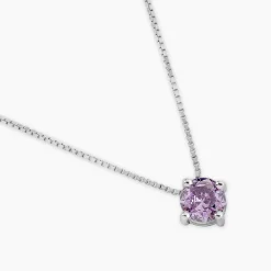 Marc Orian Colliers Fantaisie|Colliers > Collier Solitaire Argent Blanc Rio Santa Teresa Oxyde De Zirconium argent blanc oxyde
