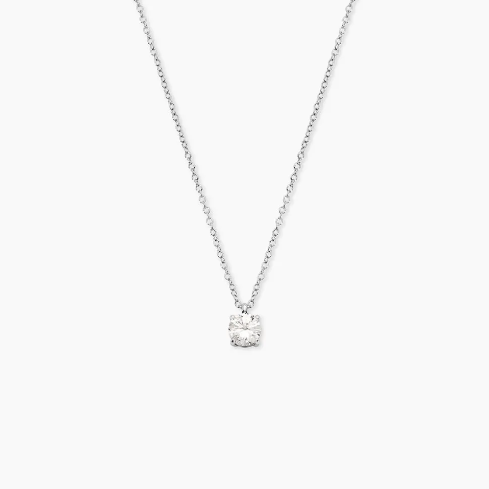 Collier Solitaire Argent Lylwenn
